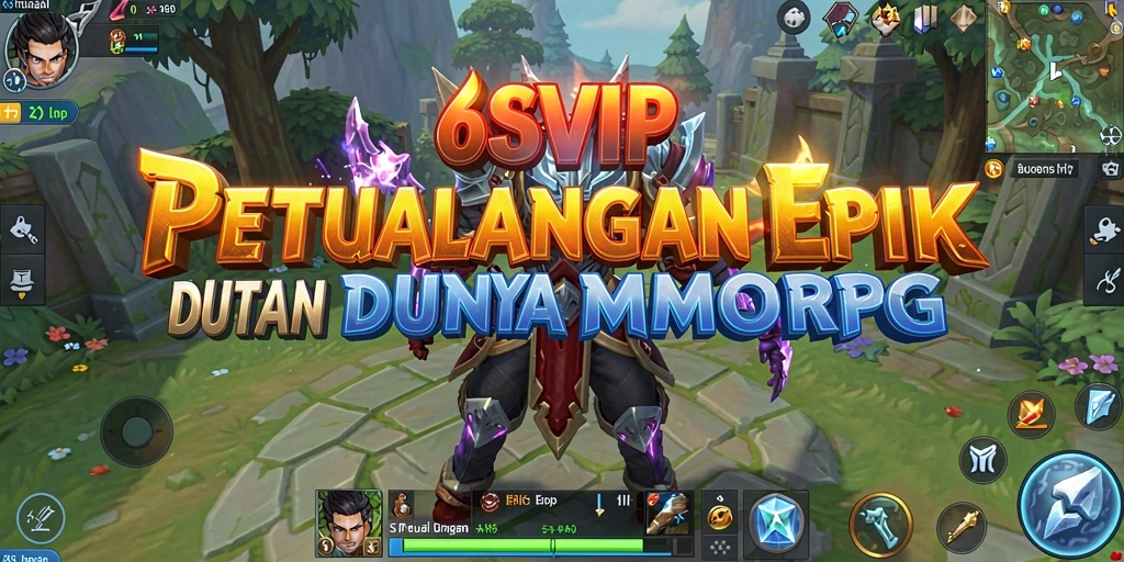 Gameplay menarik dalam dunia MMORPG 6SVIP yang luas.