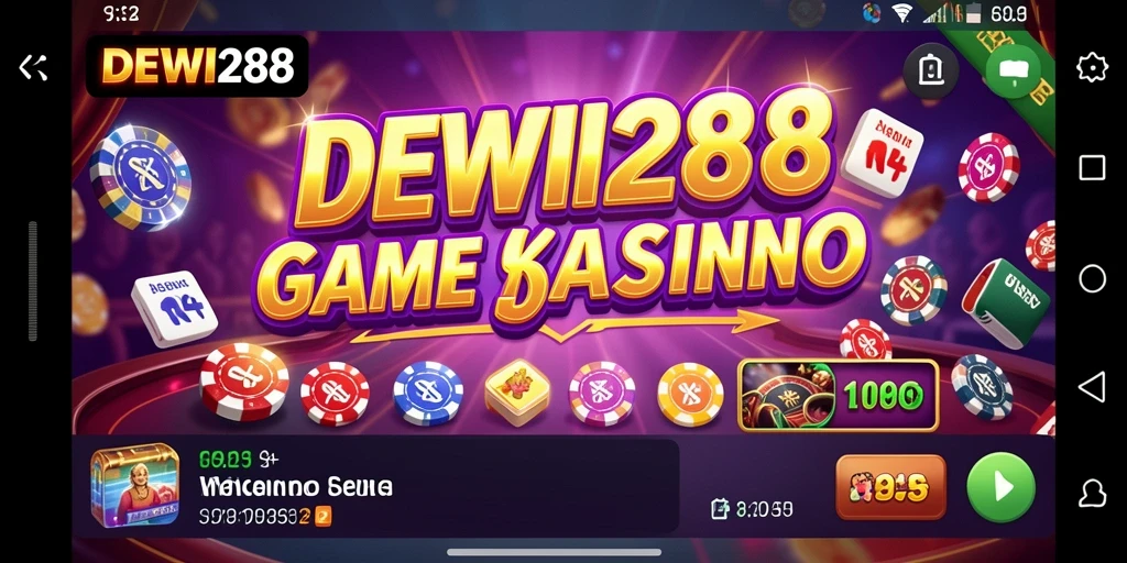 Screenshot gameplay DEWI288 yang menampilkan momen mendebarkan kasino.