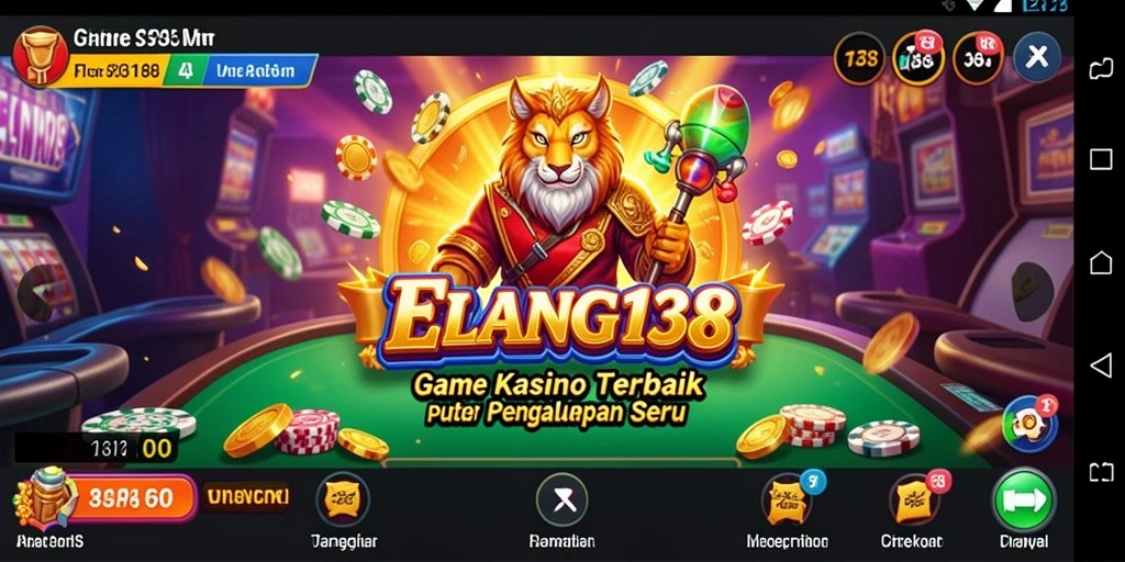 Tampilan permainan ELANG138 menampilkan suasana Kasino yang mengasyikkan.