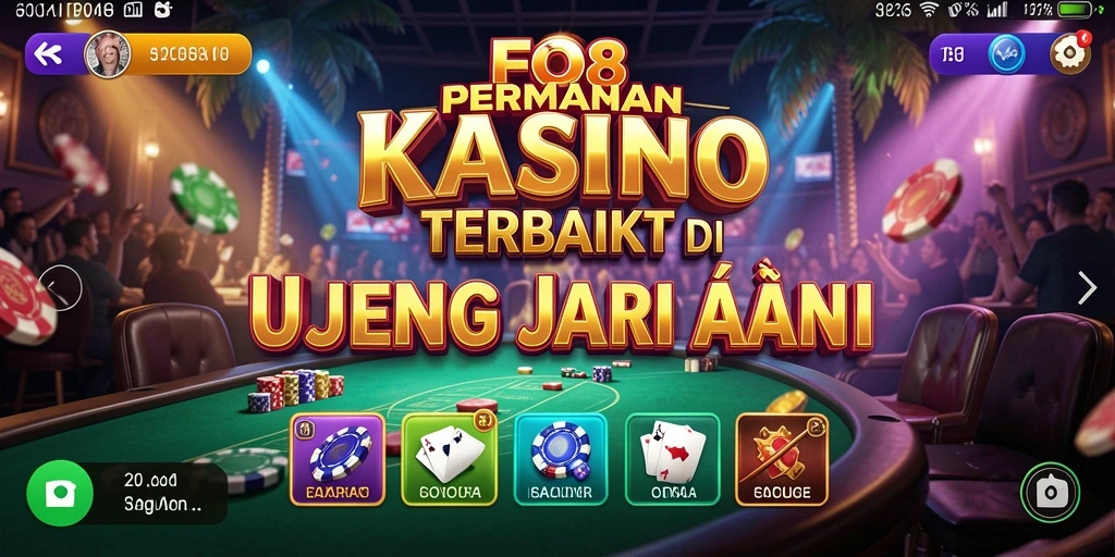 Tampilan gameplay Kasino yang mendebarkan di FO8.