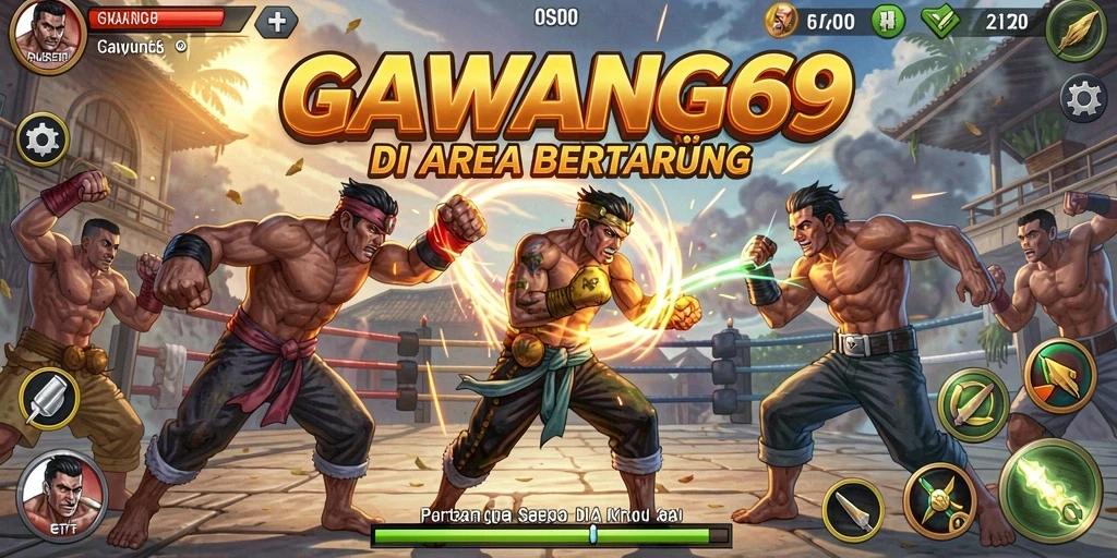 Tampilan gameplay GAWANG69 yang mendebarkan dan penuh aksi.