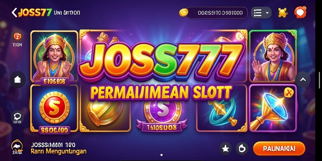 Screenshot dari gameplay JOSS777 yang menampilkan keseruan permainan Slot.
