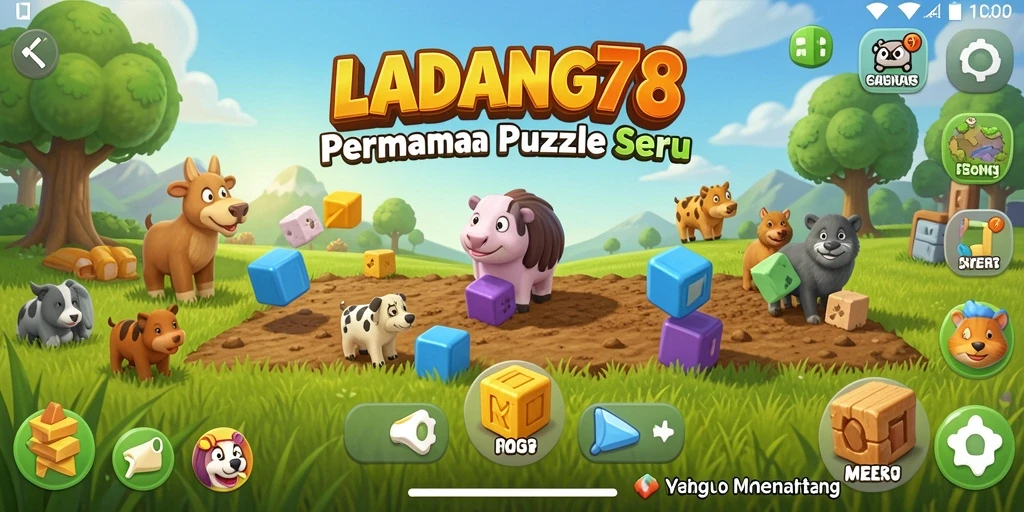 Tampilan gameplay LADANG78 yang seru dan menantang.