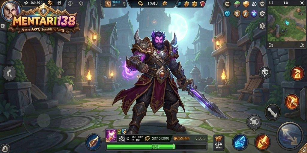 Tampilan gameplay ARPG yang mendebarkan di MENTARI138.