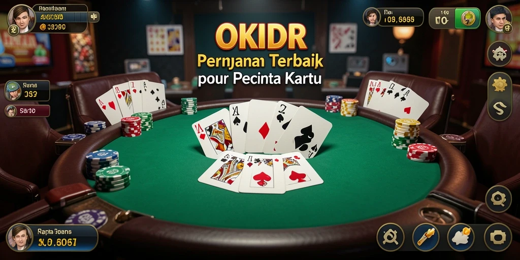 Tampilan gameplay seru di OKIDR, penuhi tantangan Poker!