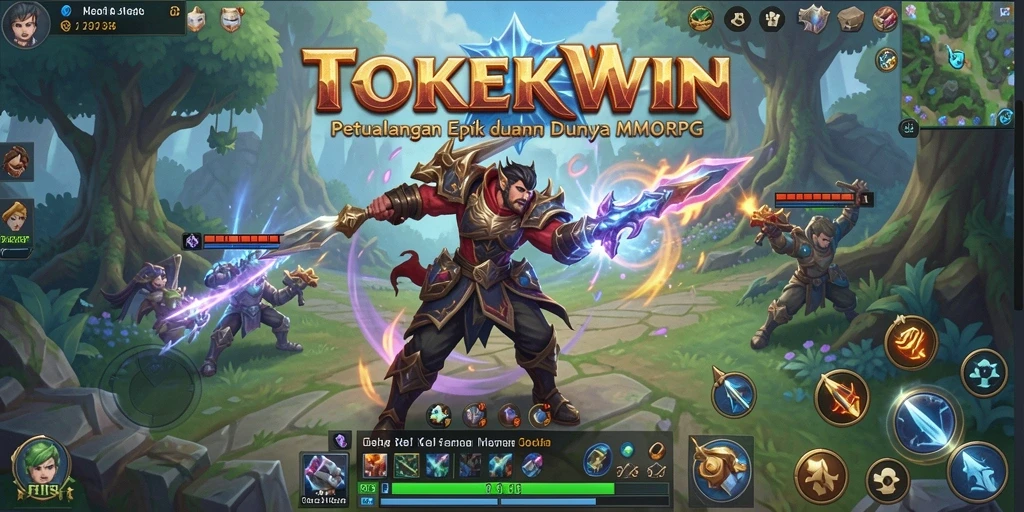 Tampilan gameplay seru dalam <strong>TOKEKWIN</strong> yang menampilkan petualangan MMORPG.