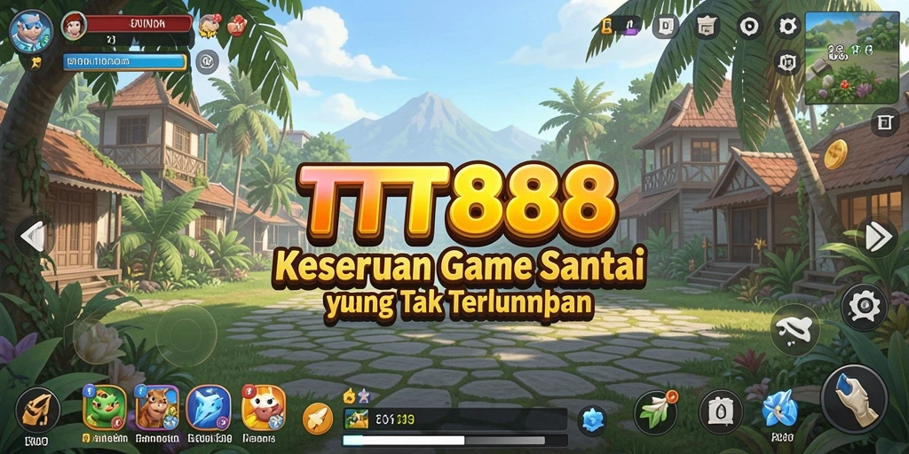 Screenshot menunjukkan keseruan gameplay TTT888 yang penuh warna dan interaktif.