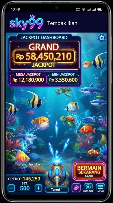 Tampilan utama aplikasi sky99 yang intuitif dan mudah digunakan.