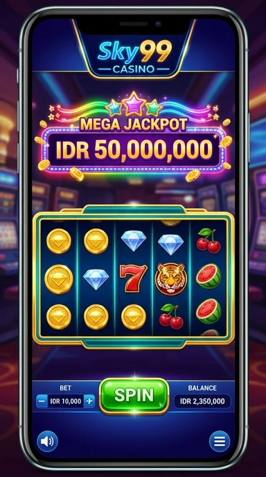 Screenshot instalasi aplikasi terbaru di sky99 dengan versi 2.5.8.